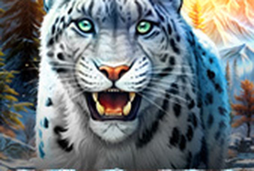 Majestic White Leopard